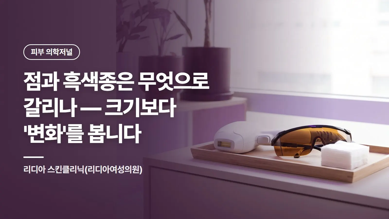 점과 흑색종은 무엇으로 갈리나 — 크기보다 '변화'를 봅니다